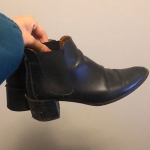 Everlane black heel boots
